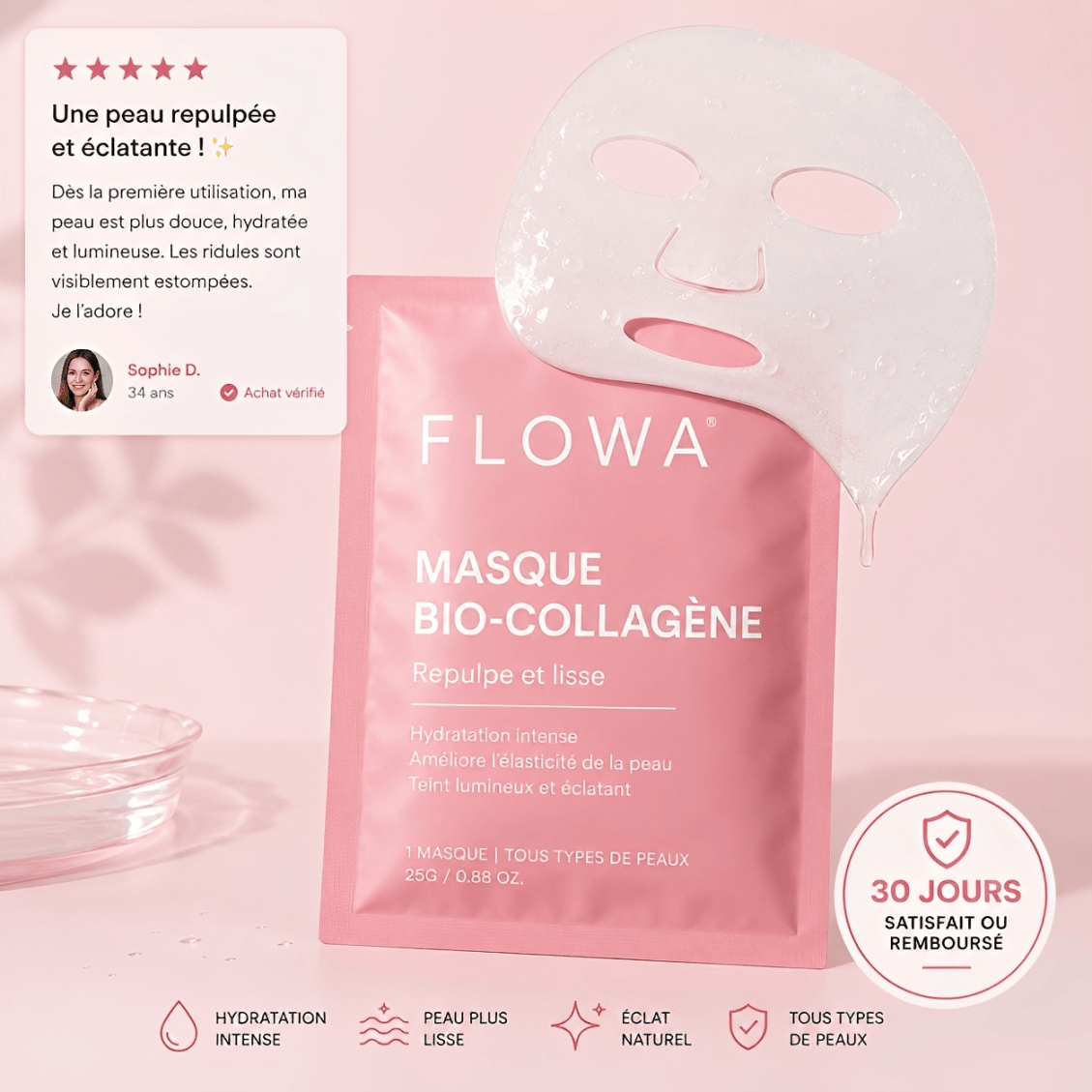 Masque bio-colagéne