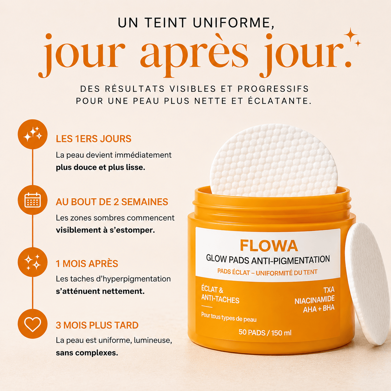 Glow Pads anti pigmentation